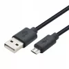 TB Micro USB - USB 1,8 m, juoda (AKTBXKU2PBAW18B)