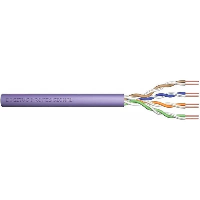 Tinklo kabelis DIGITUS DK-1611-V-305-1 U/UTP Cat 6 305 m violetinis