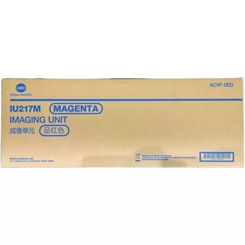 Konica Minolta ACVF0ED/DR-217M būgno komplektas purpurinis, 87K psl., skirtas KM...