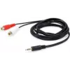 Equip 147093 garso kabelis 250 m 2 x RCA 3,5 mm juodas