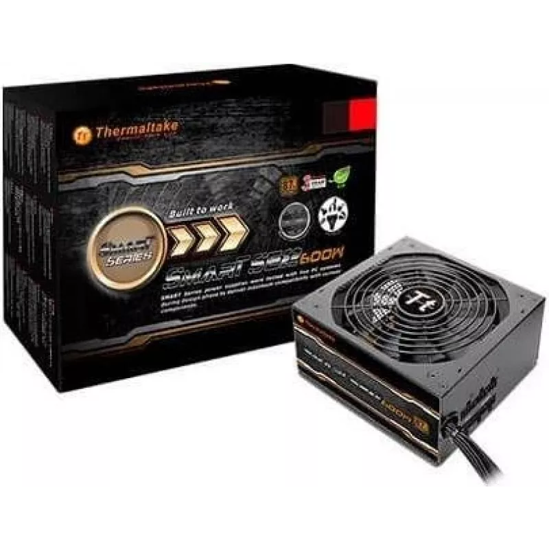 Maitinimo blokas Thermaltake Smart SE2 600W ATX pusiau modulinis, 86 % efektyvumas, 120 mm ventiliatorius