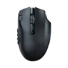 Žaidimų pelė Razer Naga V2 HyperSpeed RF Wireless + Bluetooth, dešinei rankai, 30000 DPI, optinė, juoda