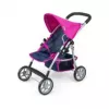 Milly Mally Natalie Prestige Navy lėlių vežimėlis