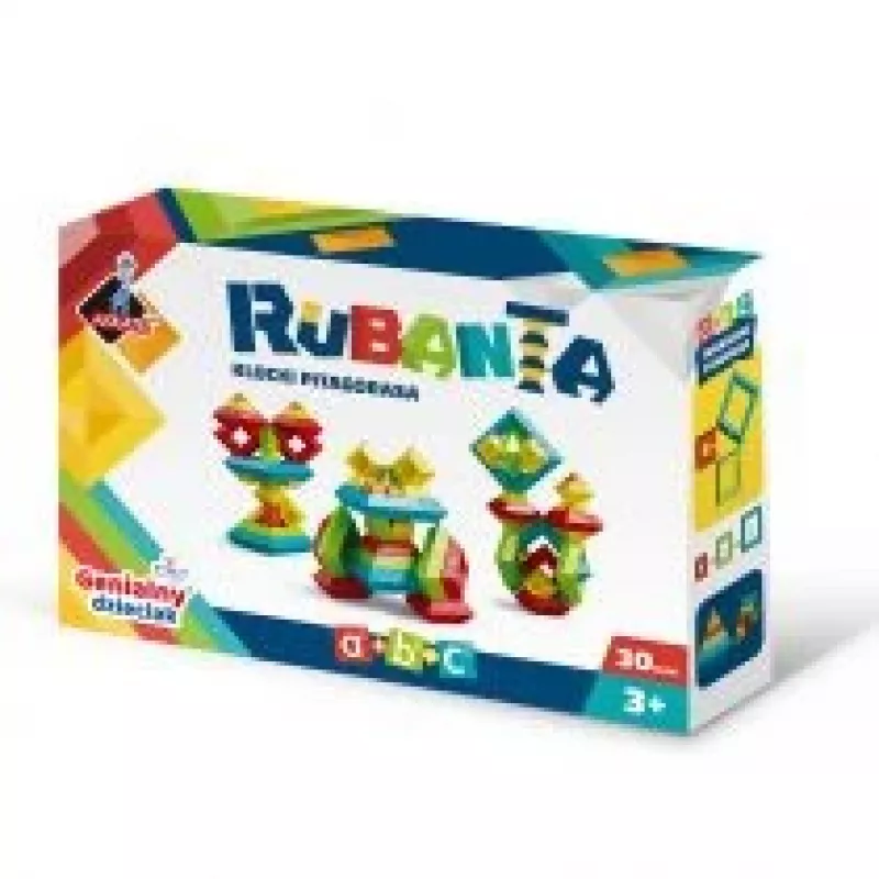 Edukacinis konstravimo žaislas Ascato Pythagoras Blocks Rubanta 30 vienetų modelis 119403