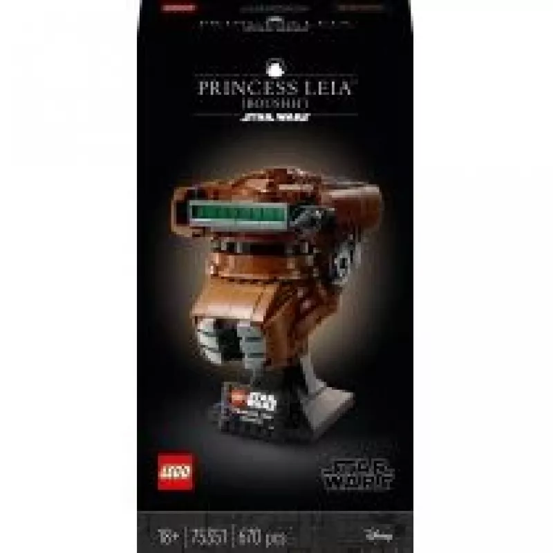 LEGO Star Wars Princesės Lėjos (Boushh) šalmo rinkinys suaugusiems 75351 (670 dalių)