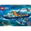 Konstravimo žaislas LEGO City Arkties tyrinėjimo laivas 60368 — 815 dalių, 7+ metų, yra 4 minifigūrėlės