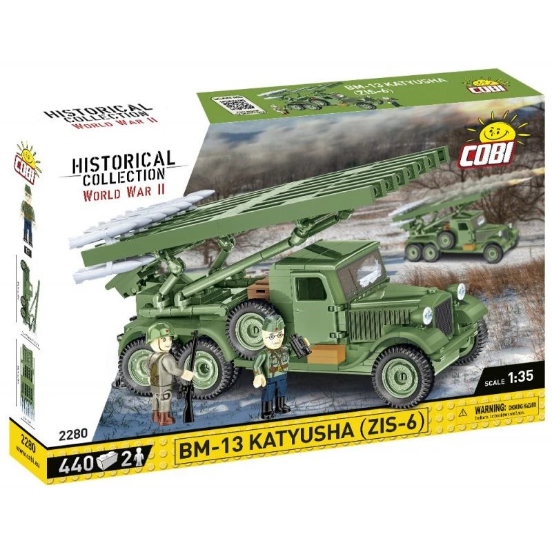 Statybiniai blokeliai COBI BM-13 Katyusha ZIS-6 440 vnt.