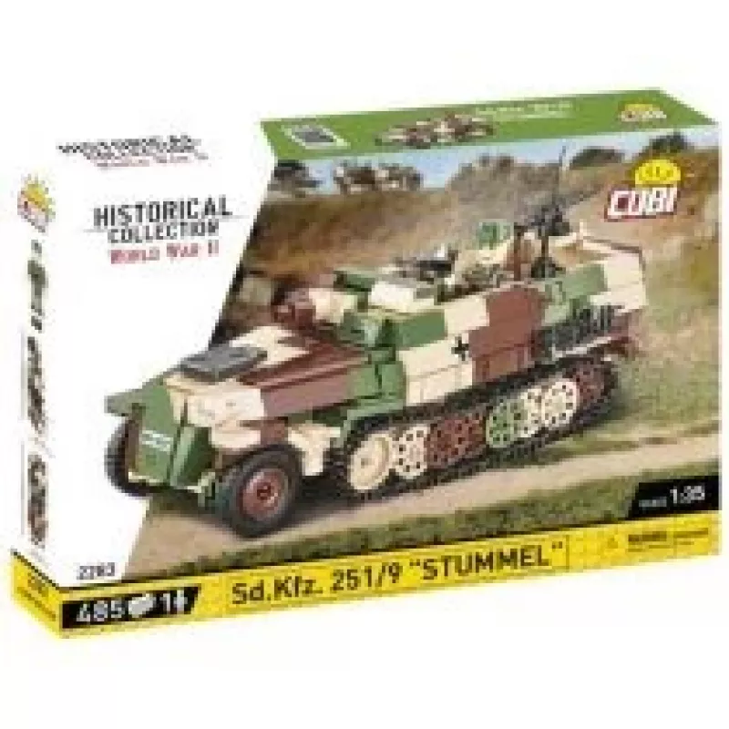 Sd.Kfz. 251/9 Stummel, konstrukcinis žaislas