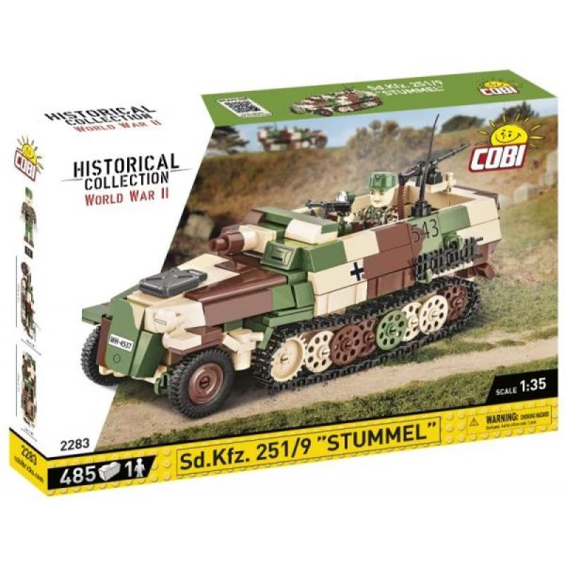 Sd.Kfz. 251/9 Stummel, konstrukcinis žaislas