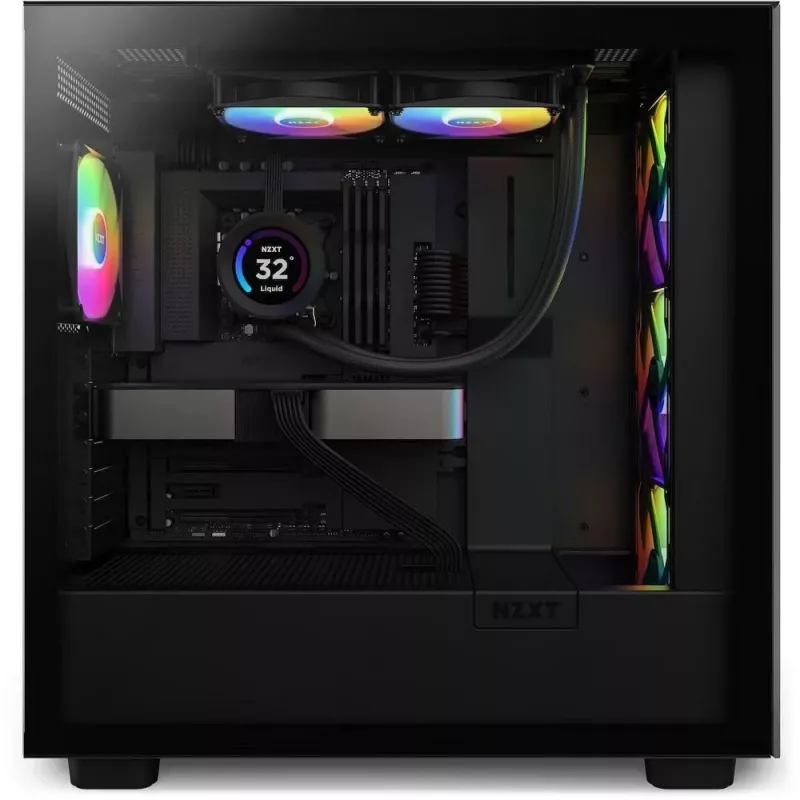 Universalus skysčio aušintuvas NZXT Kraken Elite 240 RGB 12 cm juodas