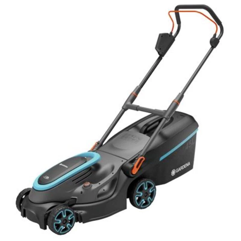 Akumuliatorinė vejapjovė PowerMax 37/36V P4A paruošta naudoti rinkinys, 36 voltų (2x18V) (juoda/pilka, 2x ličio jonų baterija 4,0Ah, POWER FOR ALL ALLIANCE)