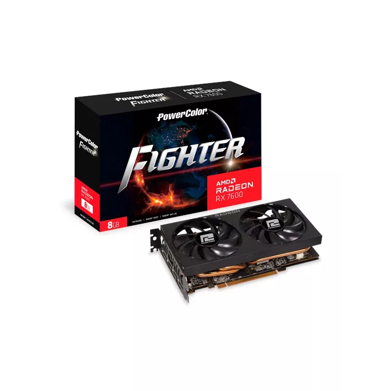 PowerColor Fighter Radeon RX 7600 8GB GDDR6 vaizdo plokštė