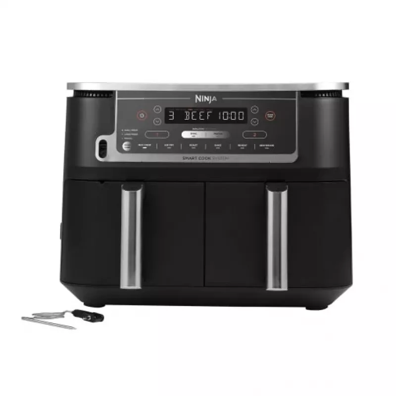 Ninja AF451EU gruzdintuvė Viena 9,5 L 2470 W Karšto oro gruzdintuvė Juoda