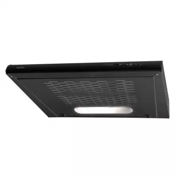 Įmontuojamas gartraukis AMICA OSC6212B, 600 mm, maks. našumas 163 m³/h, aliumininis riebalų filtras, LED, 3 greičiai