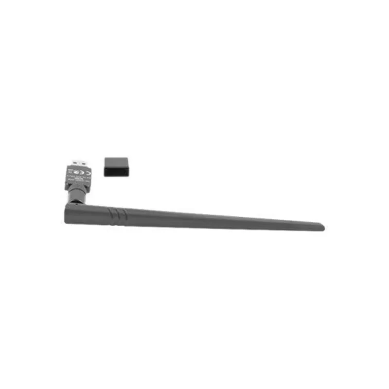USB Wi‑Fi adapteris LANBERG NC-0300-WIE, USB 2.0, dvi išorinės antenos 5 dBi, WLAN 300 Mbps, Ethernet/WLAN, juodas