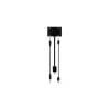 HDMI į VGA adapteris GEMBIRD A-HDMIM-HDMIFVGAF-01, HDMI kištukas į VGA išvestį, 0,15 m, juodas