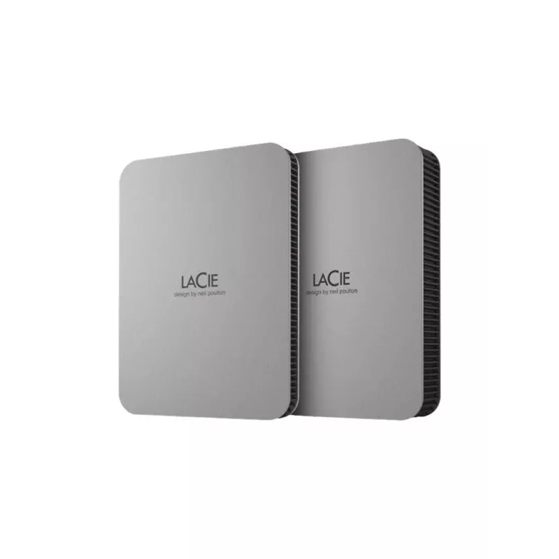 LaCie Mobile Drive Secure 5TB nešiojamas išorinis kietasis diskas 2,5 colio, Mac ir PC, kosminė pilka, duomenų atkūrimo paslauga (STLR5000400)