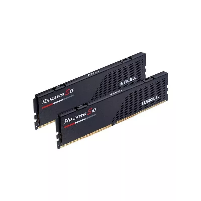 G. Skill Ripjaws S5 64GB (2x 32GB) DDR5 6000MHz dviejų kanalų rinkinys staliniam kompiuteriui juodos spalvos