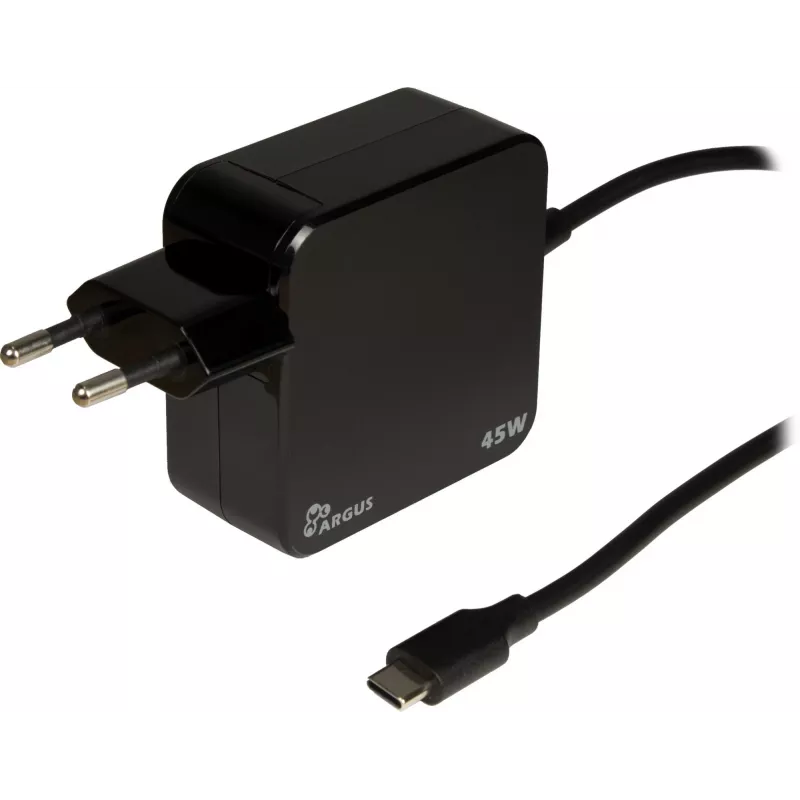 Įkroviklis Inter-Tech PD-2045 Universalus Juodas AC patalpoms 20V USB-C