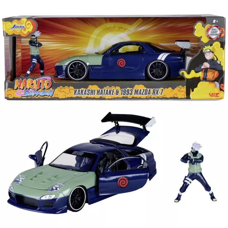 Jada Toys NARUTO - Kakashi Hatake & 1993 Mazda RX-7-1:24