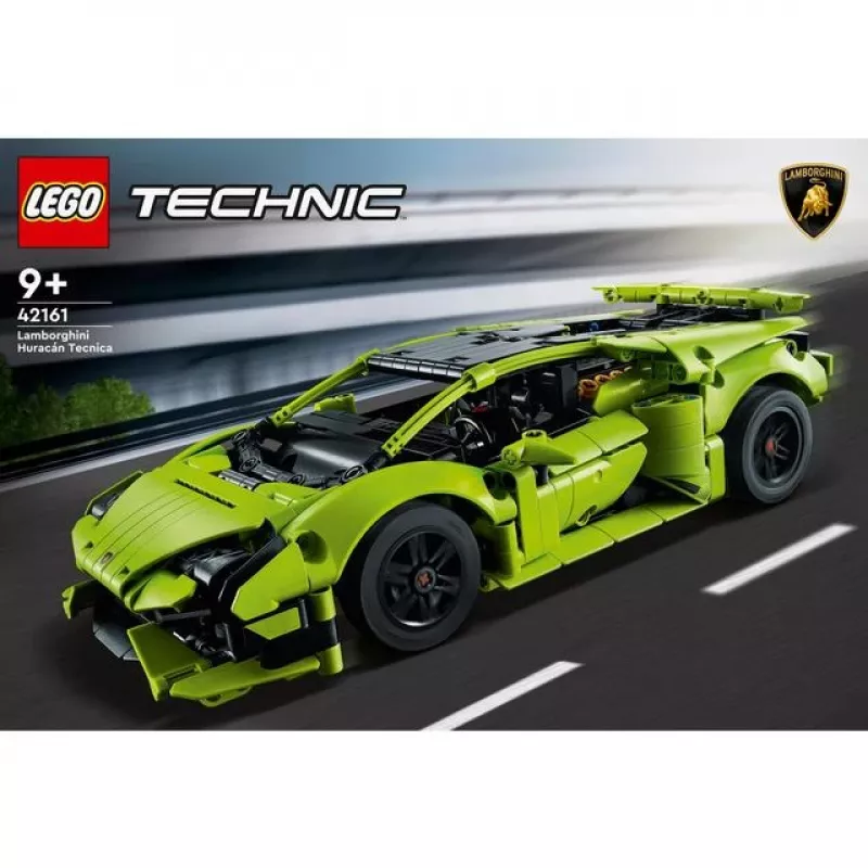 LEGO Technic Lamborghini Huracán Tecnica konstrukcinis modelio rinkinys, mastelis 1:10, 806 dalys, amžius 9+