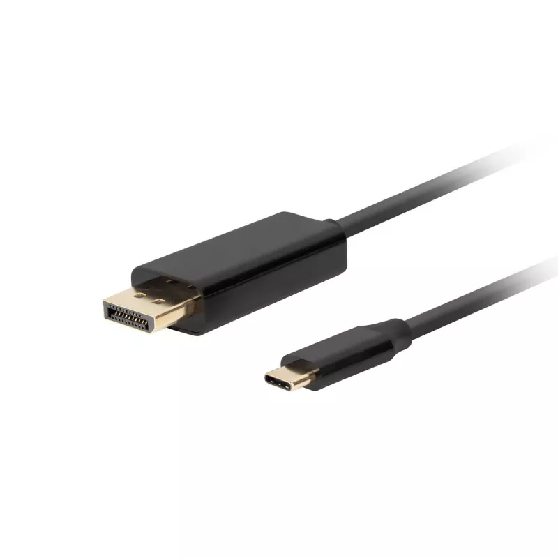 USB-C į DisplayPort adapteris Lanberg CA-CMDP-10CU-0018-BK juodas 1,8 m