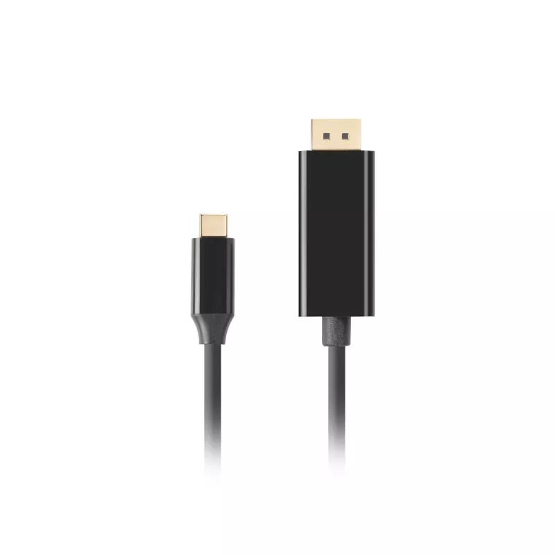 USB-C į DisplayPort adapteris Lanberg CA-CMDP-10CU-0018-BK juodas 1,8 m