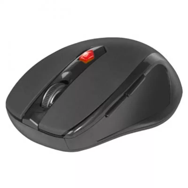 Belaidė RF optinė dešiniarankė pelė DEFENDER ULTRA MM-315 — 1600 DPI, 6 mygtukai, USB imtuvas, juoda