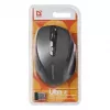 Belaidė RF optinė dešiniarankė pelė DEFENDER ULTRA MM-315 — 1600 DPI, 6 mygtukai, USB imtuvas, juoda