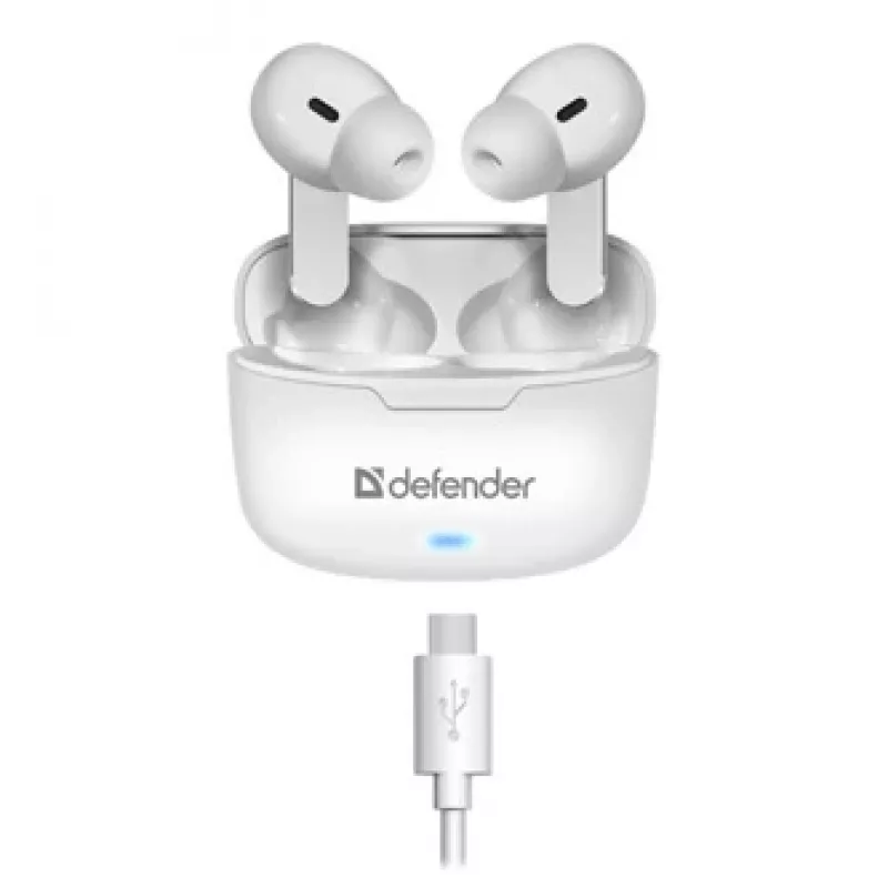 Defender TWINS 903 Bluetooth ausinės, baltos