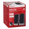 DEFENDER SPK-225 laidinės 2.0 garsiakalbiai, 4 W RMS, USB/DC 5 V, 3,5 mm, juodi