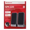 DEFENDER SPK-225 laidinės 2.0 garsiakalbiai, 4 W RMS, USB/DC 5 V, 3,5 mm, juodi