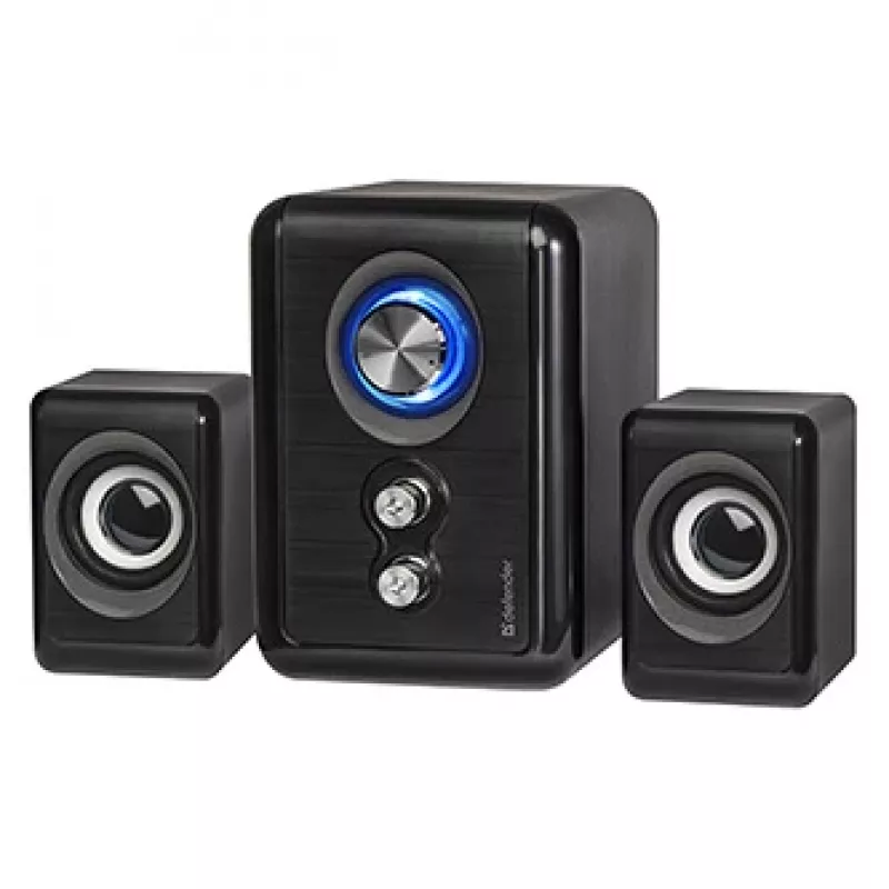 DEFENDER garsiakalbis V11 11 W laidinis 2.1 stalinis palydovinis garsiakalbis, USB 5 V, juodas