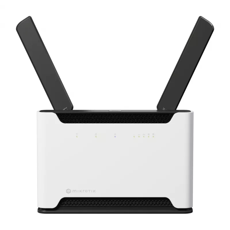 MikroTik Chateau LTE18 - belaidis maršrutizatorius - 5 prievadų jungiklis - GigE, 2,5 GigE - Wi-Fi 5, Wi-Fi 6 - dviejų juostų (S53UG+5HAXD2HAXD-TC&EG18-EA)