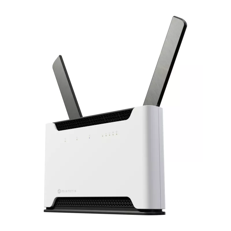 MikroTik Chateau LTE18 - belaidis maršrutizatorius - 5 prievadų jungiklis - GigE, 2,5 GigE - Wi-Fi 5, Wi-Fi 6 - dviejų juostų (S53UG+5HAXD2HAXD-TC&EG18-EA)