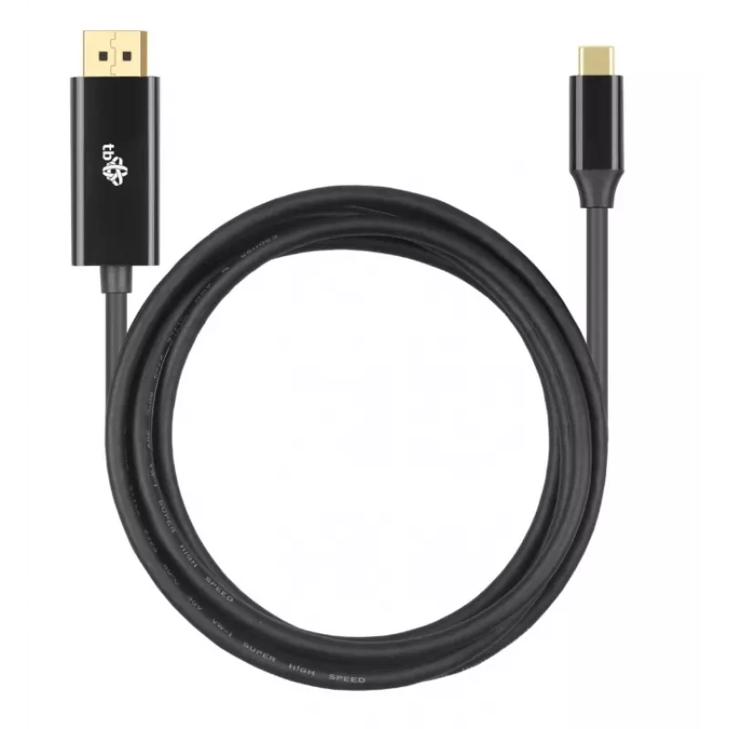 USB-C į DisplayPort laidas TB AKTBXVDUSBCDP2B 2 m — juodas