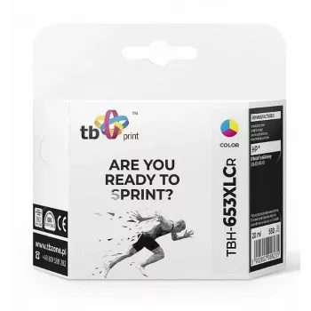 Inkjet for HP DJ6075 TBH-653XLCR CMY ref.