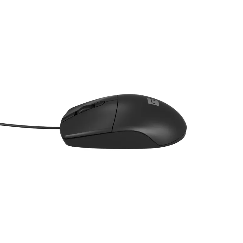 Laidinio biuro pelė NATEC Ruff Plus USB Type-A, dešiniarankė, 1200 DPI, 3 mygtukai, juoda