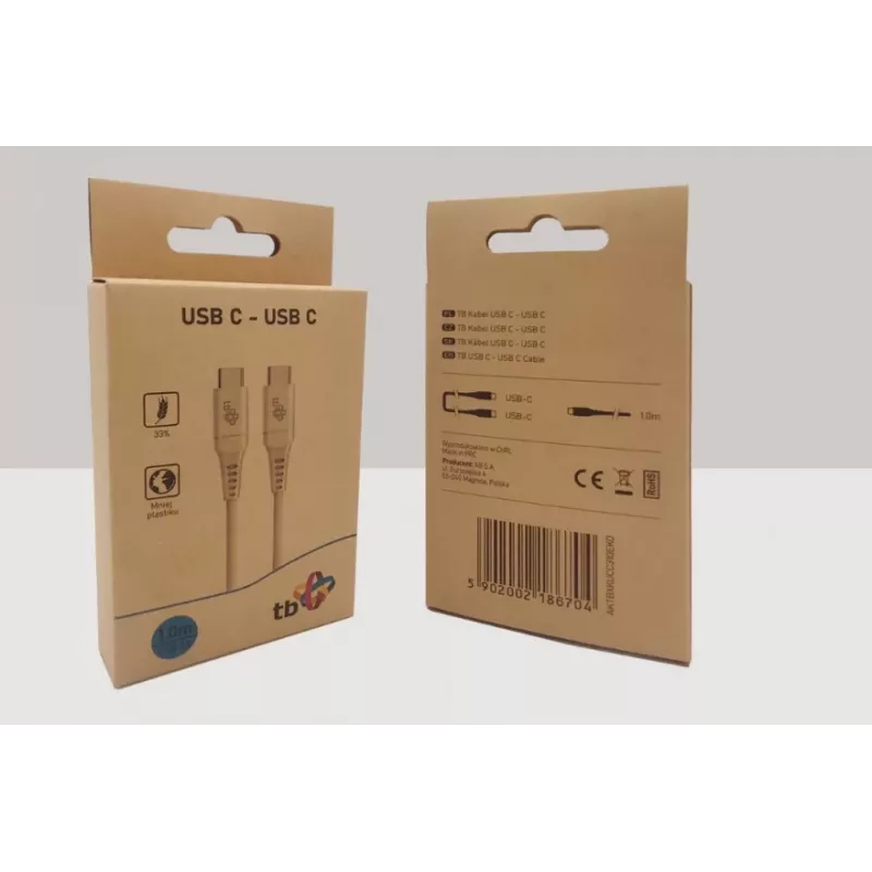 TB Touch Eco Friendly USB C 2.0 - USB C kabelis