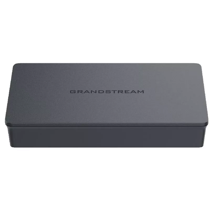 Grandstream GWN7700 2 lygio nevaldomas jungiklis 5x Gigabit prievadai 10 Gbps perjungimo talpa 802.1p QoS Juodas stalas/sieninis montavimas 5 VDC