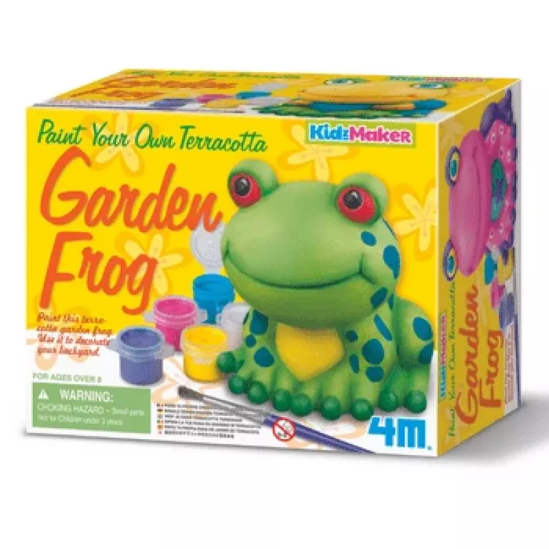 Terracotta Garden Frog Creative Set by 4m — model 4782, terakotos amatų rinkinys