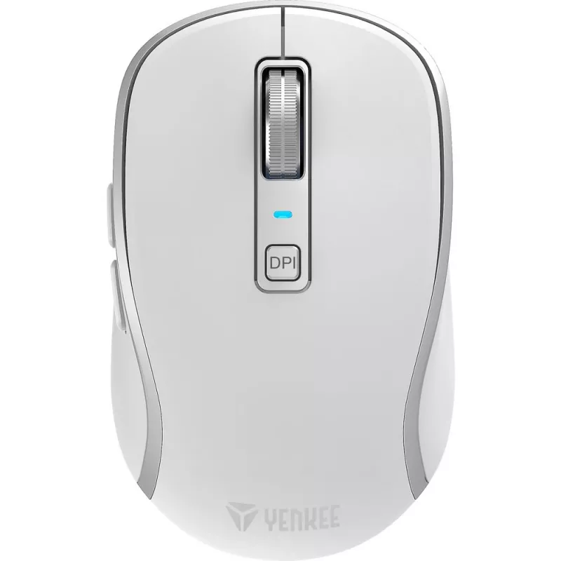 DUAL WiFi+Bluetooth belaidė pelė, įkraunama baterija, 5 mygtukai