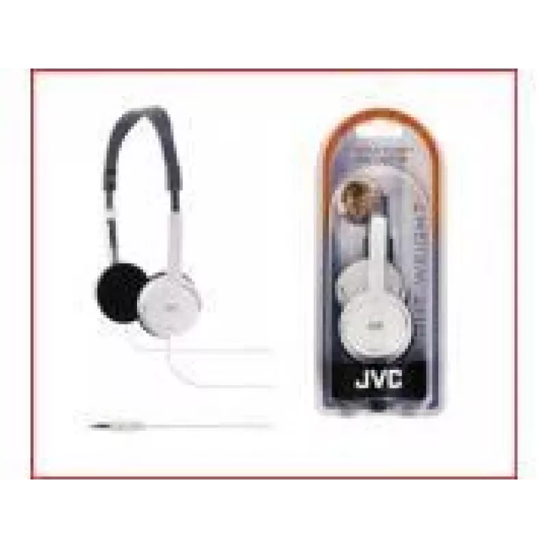 JVC HA-L50W lengvos (baltos) ausinės su laidu muzikai