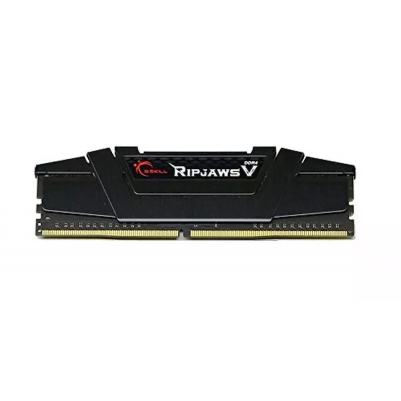 G.SKILL Ripjaws V Series (Intel XMP) DDR4 RAM 64GB (4x16GB) 3200MT/s CL16-18-18-38 1.35V stalinio kompiuterio atmintis UDIMM - juoda (F4-3200C16Q-64GVK)