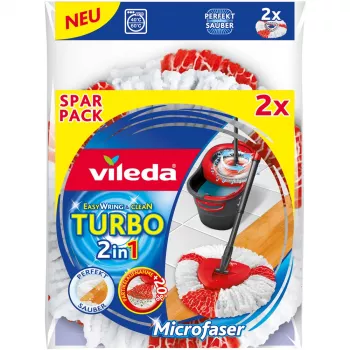 Šluostės galvutė Vileda 4023103198227 raudona balta