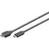 Wentronic goobay - USB laidas - Micro-USB B tipo (kištukas) į USB-C (kištukas) - USB 3.1 - 60 cm - reversinis C kištukas (67995)