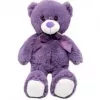 Minkštas žaislas TULILO meškiukas Violetinis 35 cm (modelis 9297)