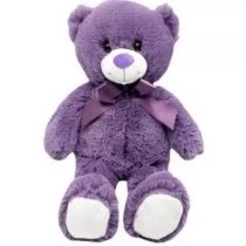 Minkštas žaislas TULILO meškiukas Violetinis 35 cm (modelis 9297)