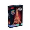 3D dėlionė Cubicfun Eifelio bokštas naktinė versija LED, Cubicfun, modelis 306-L534H – apšviečiama architektūrinė 3D dėlionė