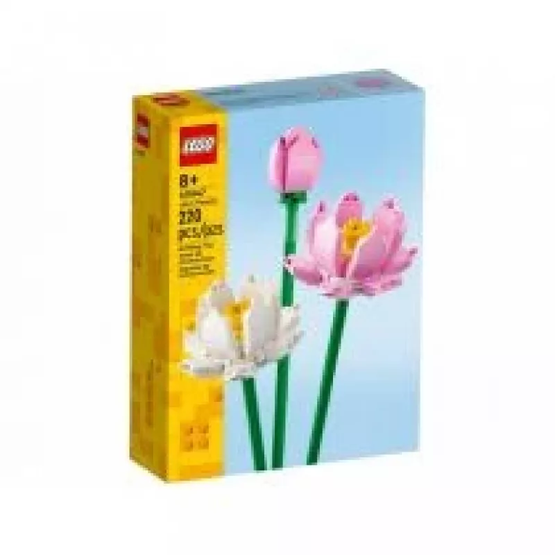 LEGO konstruktorius LEGO 40647 Lotosai — Botanical Collection modulinis modelis, 220 dalių, aukštis 300 mm, amžius 8+
